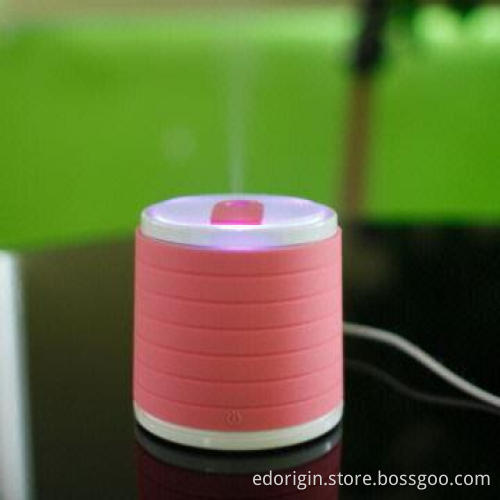 Desktop Ultrasonic Atomizer with LED Light on Top, Customized Silicone Surface
